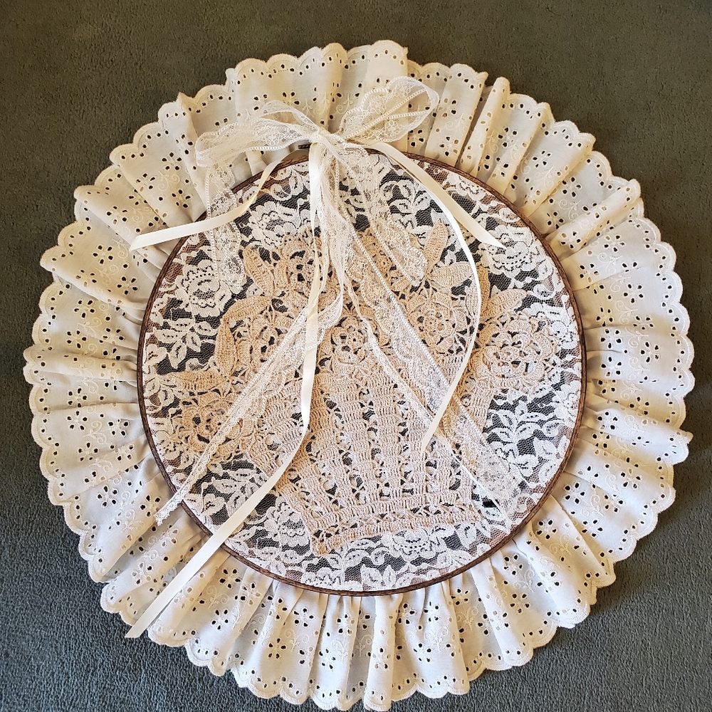 Vintage Embroidery Hoop Wall Decor